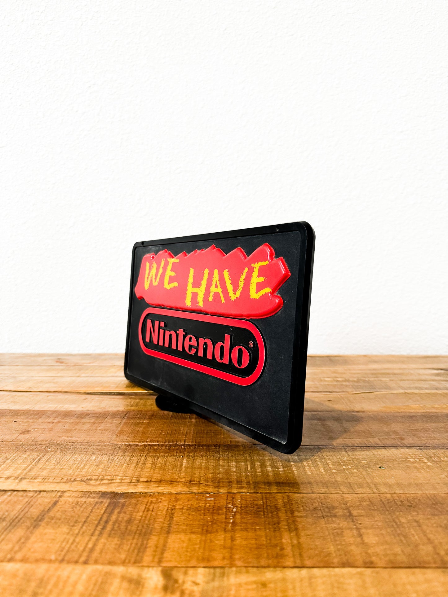 We Have Nintendo Store Display Sign Double Sided World Of Nintendo Sign