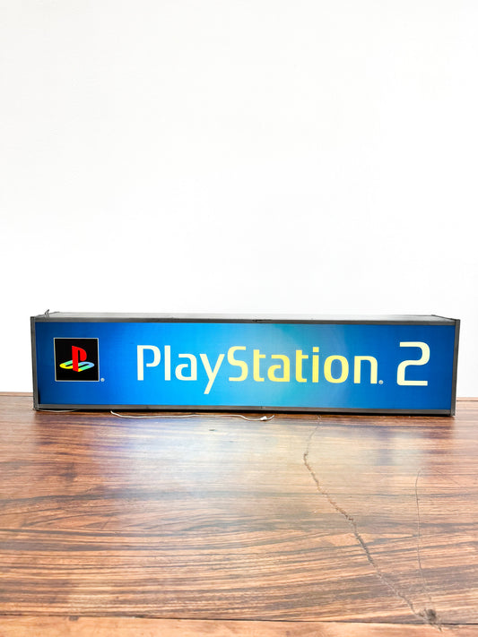 PlayStation 2 Illuminated Promotional Sign