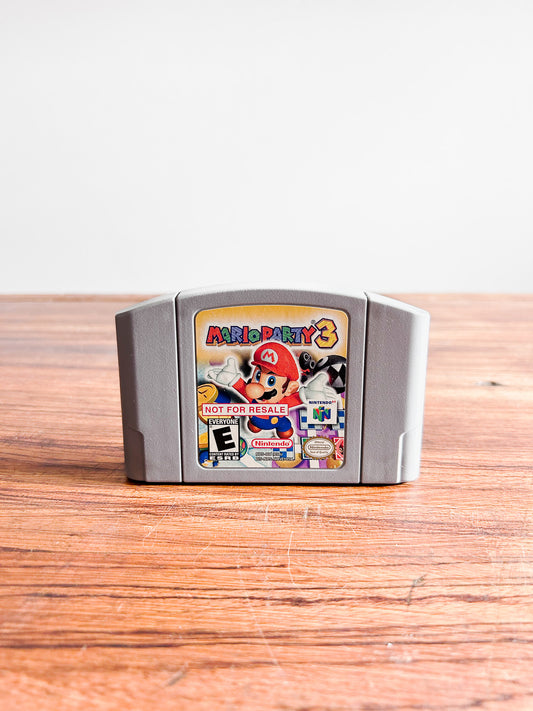NOT FOR RESALE Mario Party 3 for Nintendo 64